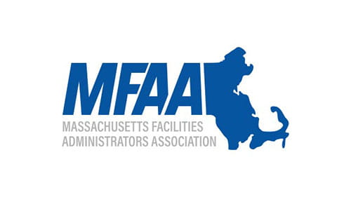 Logo for the Massachusetts Facilities Administrators Association (MFAA).